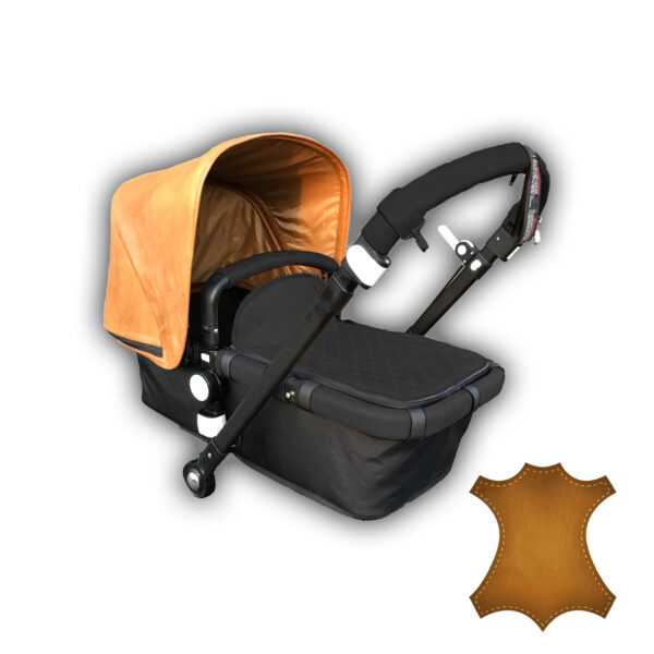 Leren zonnenkap voor bugaboo donkey mono