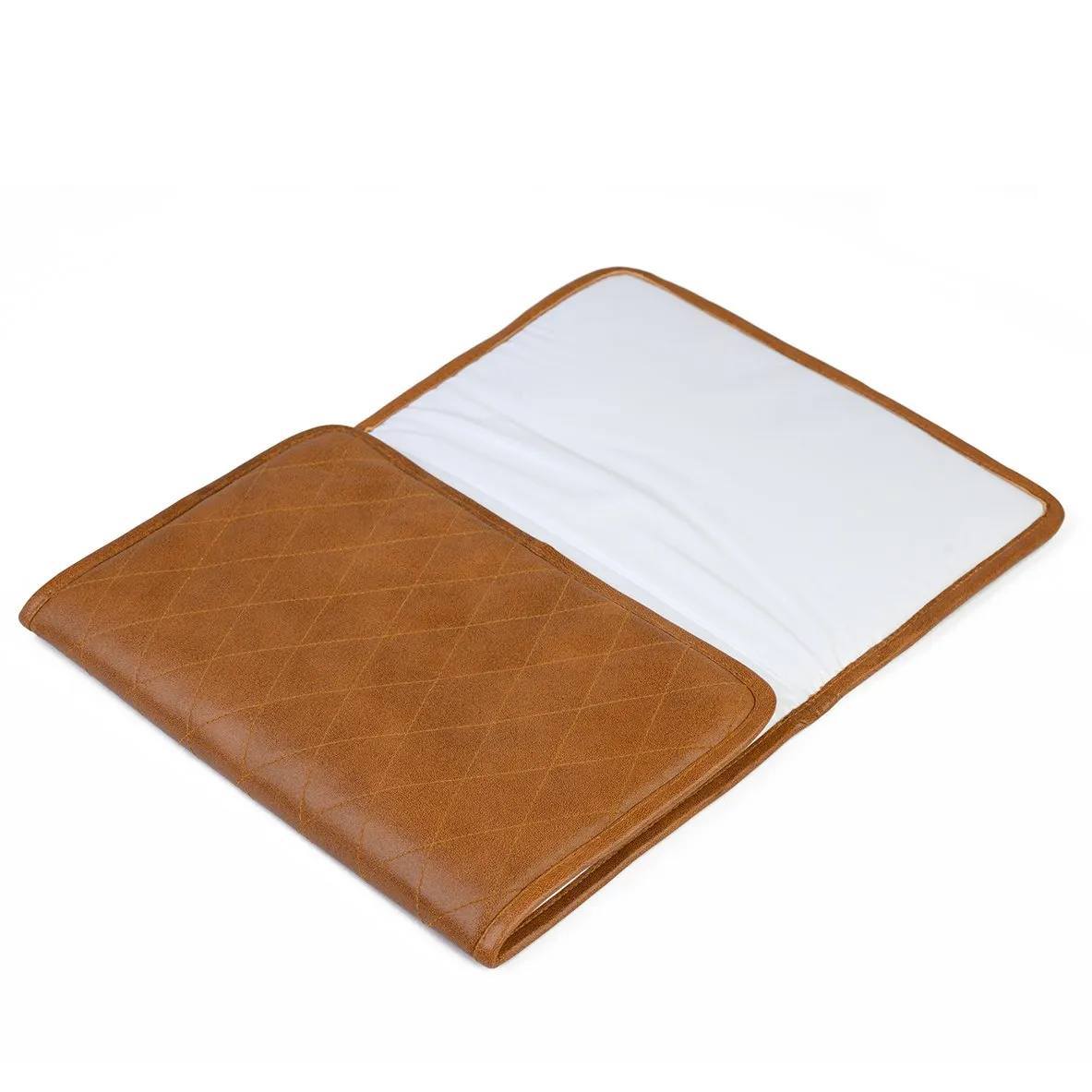 Diaper Bag Tan Leather - Image 7