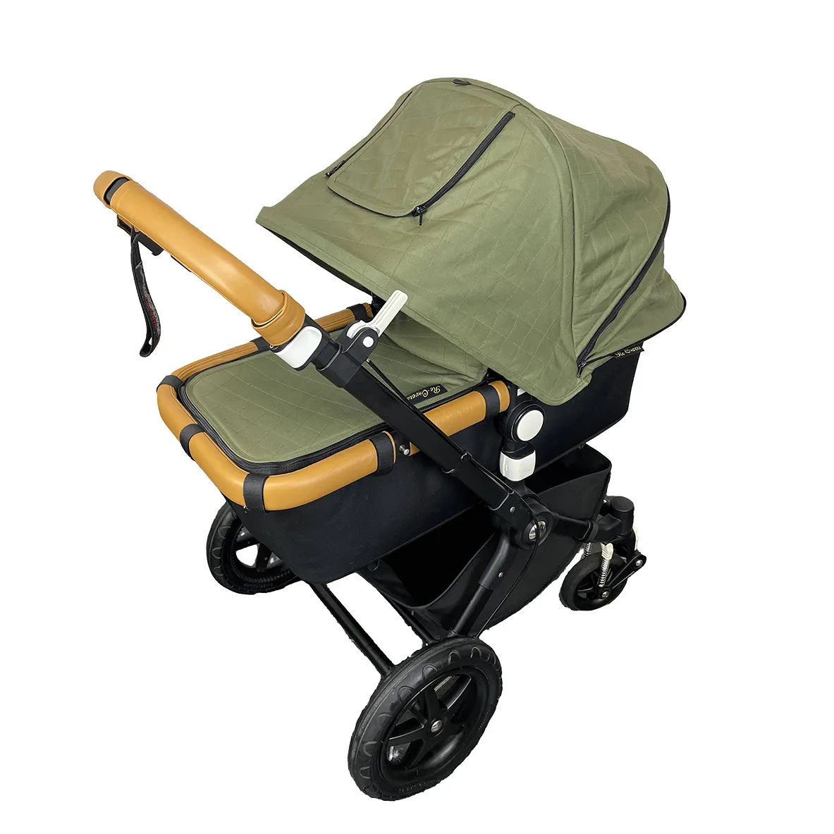 Bugaboo Fox Sun canopy and Crib cover canvas fabric - Image 14