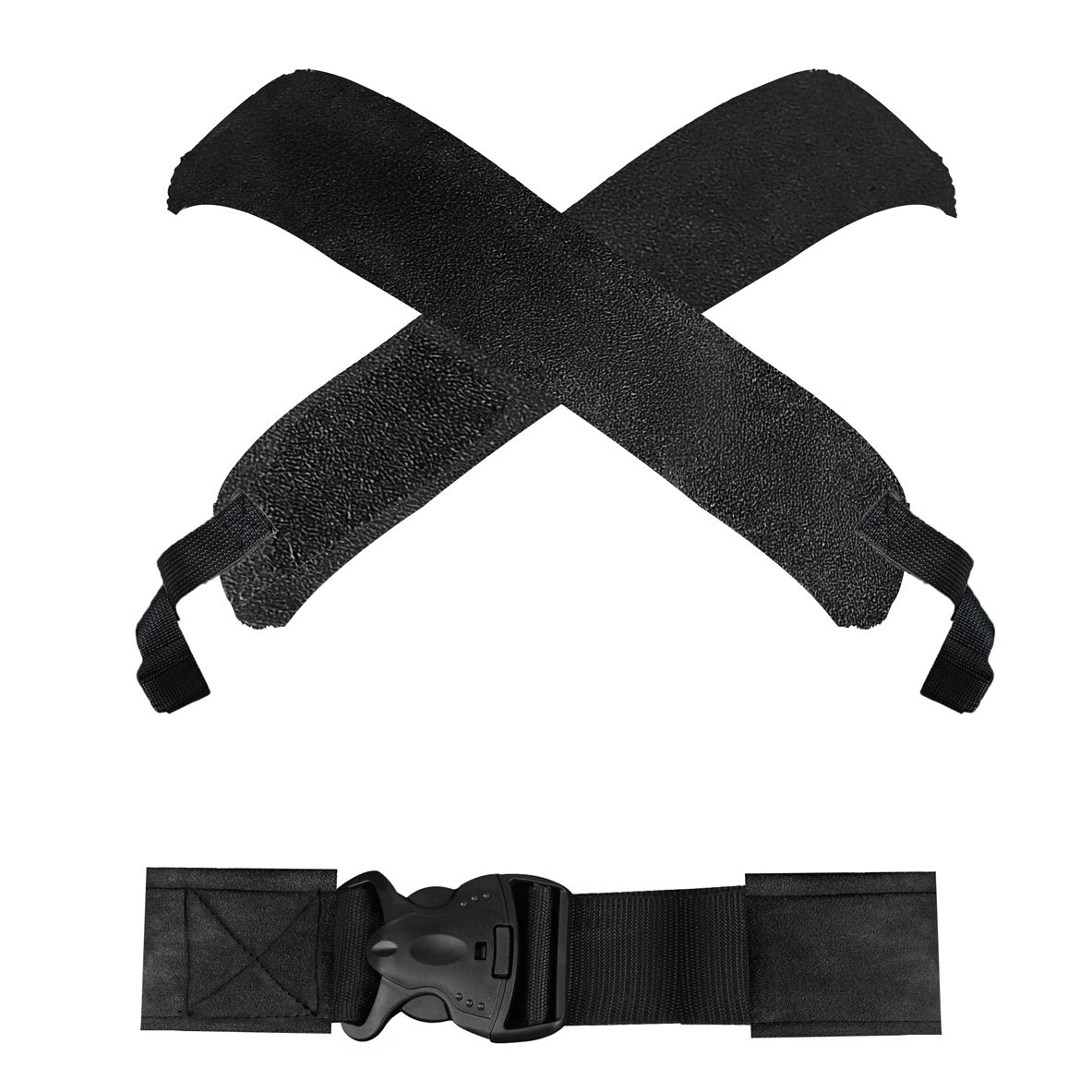 Baby Carrier Suède in black, detail of the carrier bars