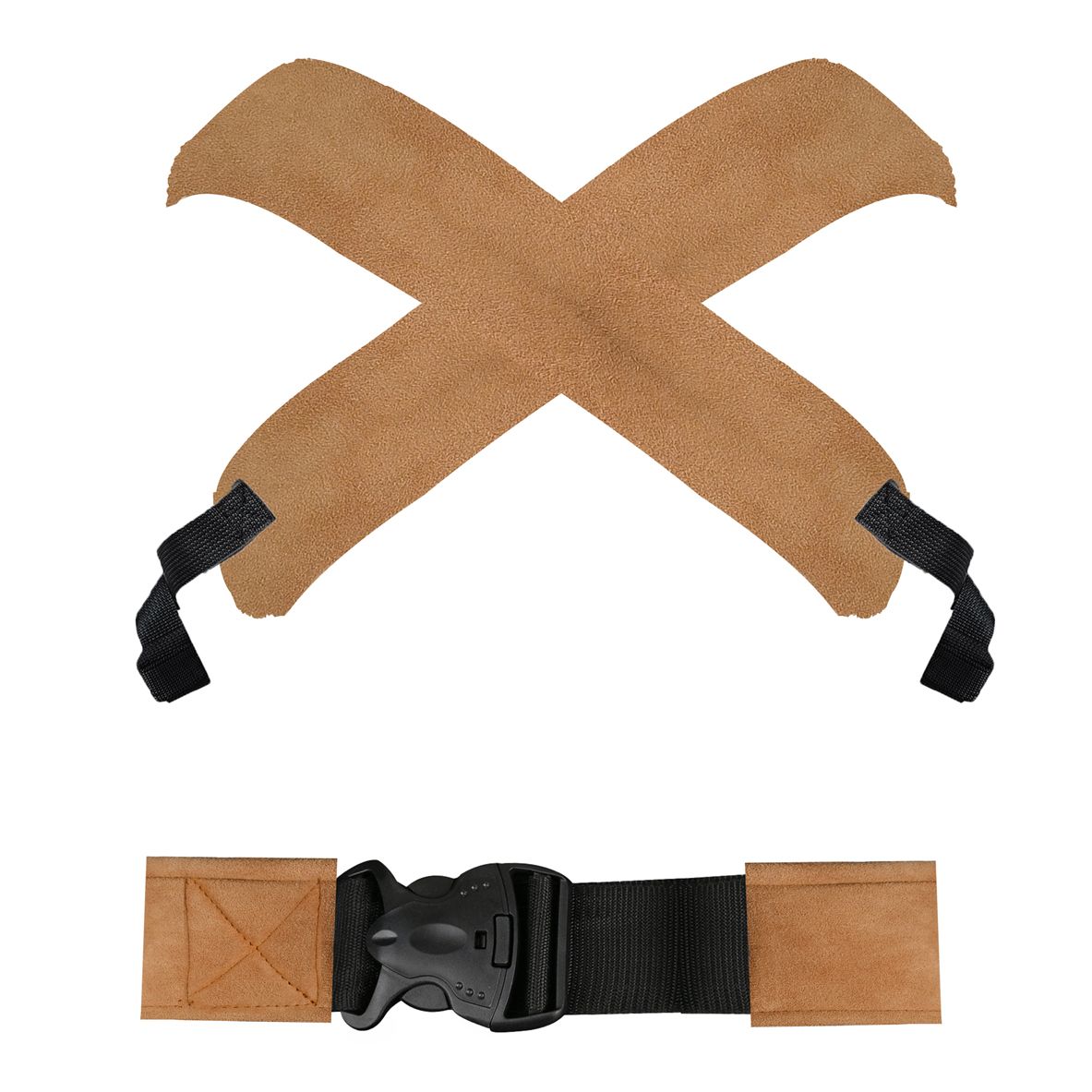 Baby Carrier Suède, detail of the carrier bars