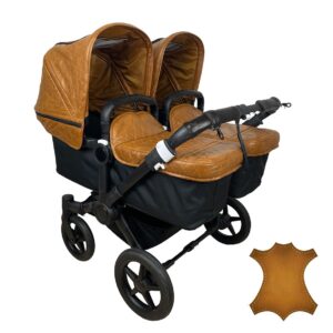 Bugaboo Donkey Tailored fabric set 2 Suncanopy and 2 Bassinet Aprons Lamb Leather