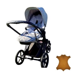 Cybex Priam 3 handlebar and safetybar cover set in 1 long handlebar – leather cover set
