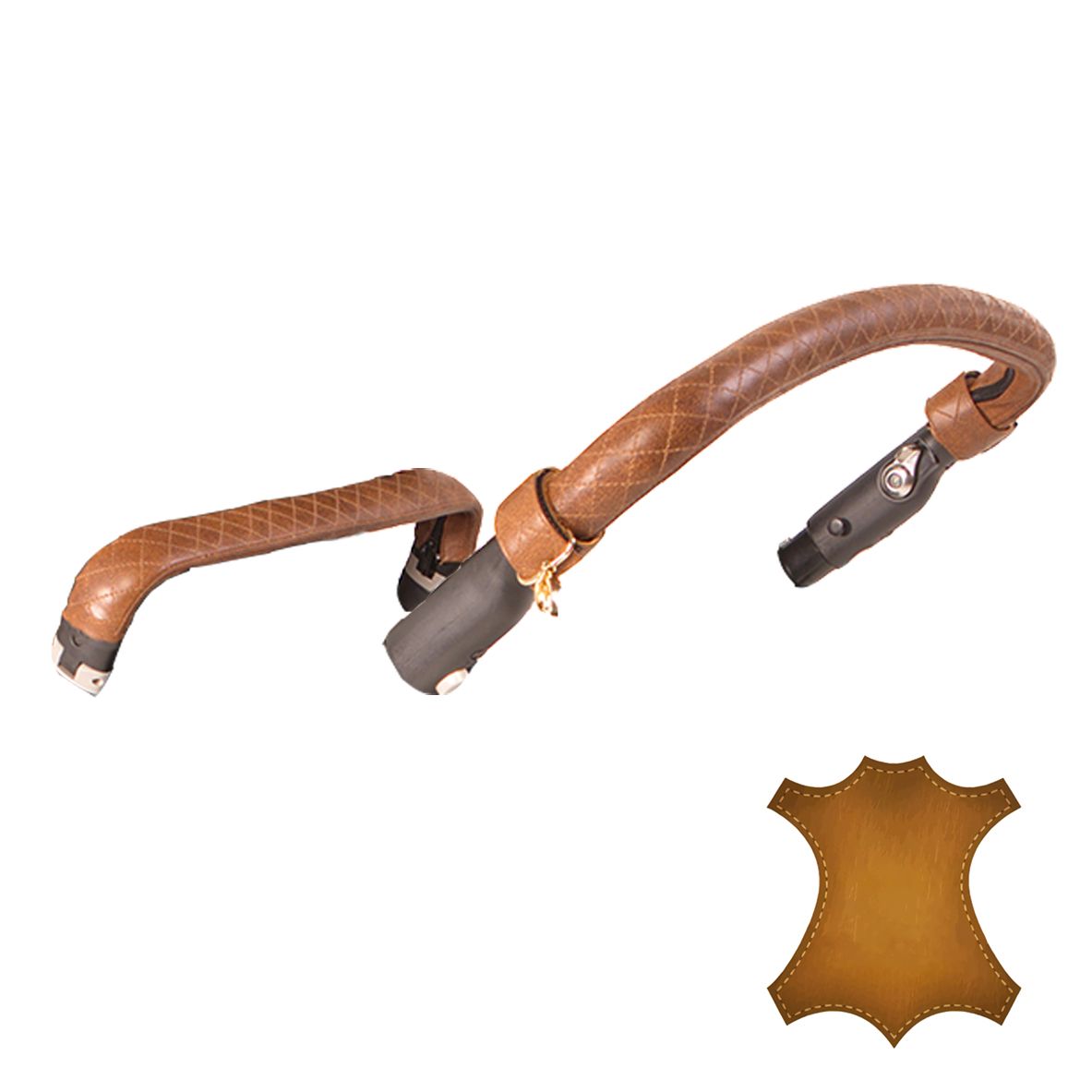 Lambskin handlebar cover set for long push bar