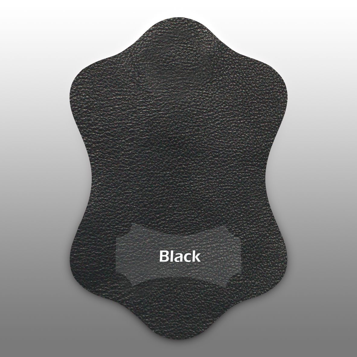 Black leather color swatch for handlebar covers