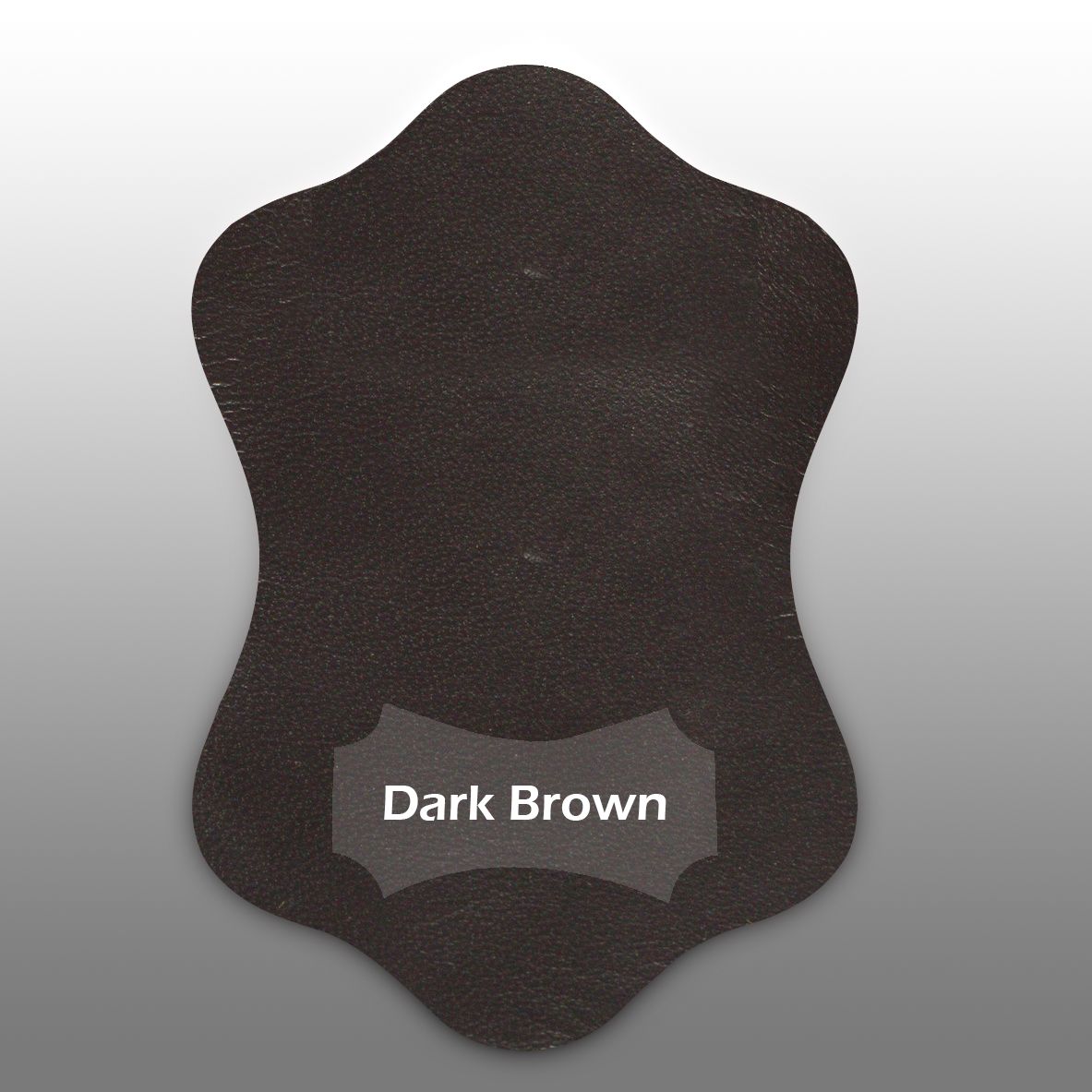 Dark brown leather color swatch for handlebar covers