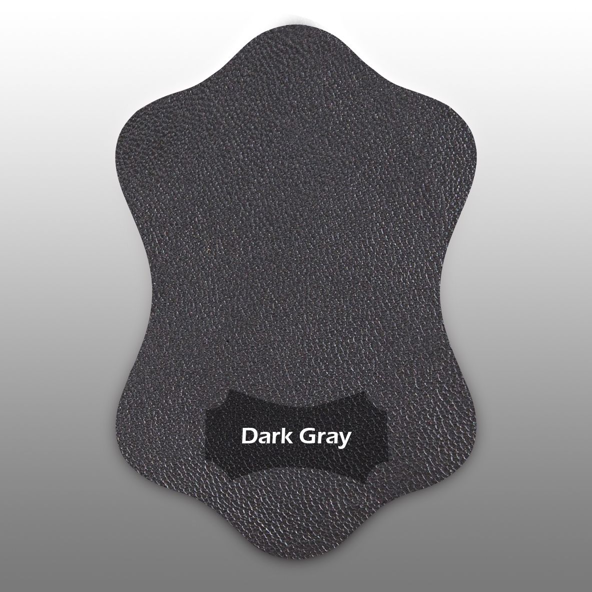 Dark gray leather swatch for Joolz handlebar covers