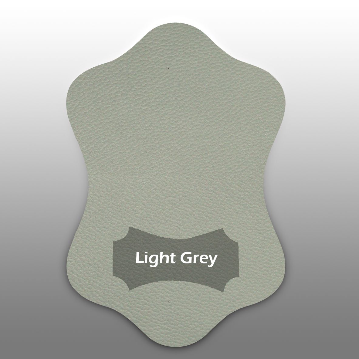Light gray leather color swatch for handlebar covers