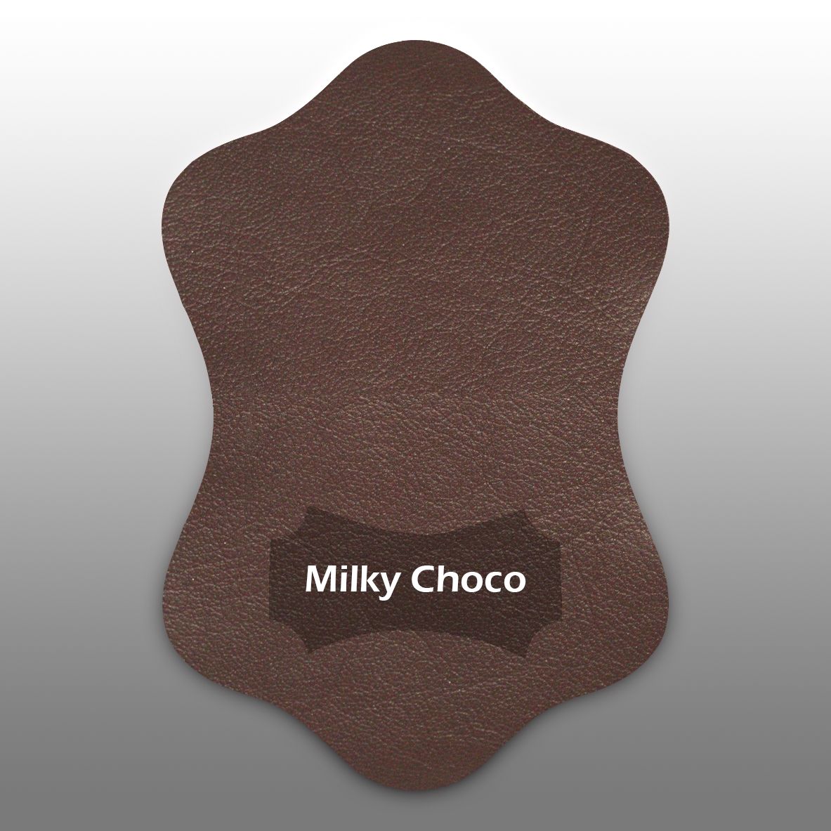 Milky choco leather color swatch for handlebar covers